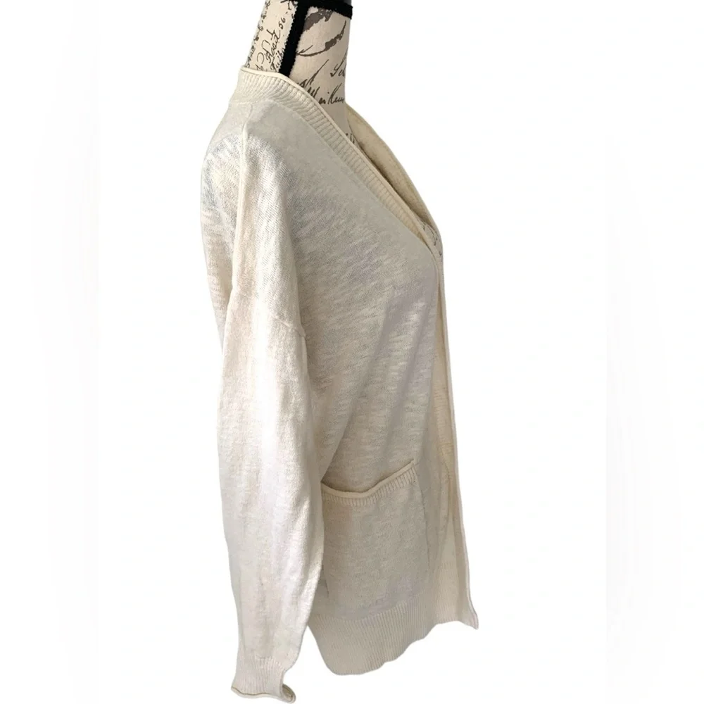 Madewell Bradley Cardigan Sweater Cream Size S - Picture 3 of 9